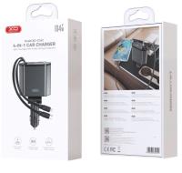 MULTICOLOR XO-CC62 ARAÇ ÇAKMAKLIK USB TYPE-C +  Iphone Lightning ŞARJ CİHAZI